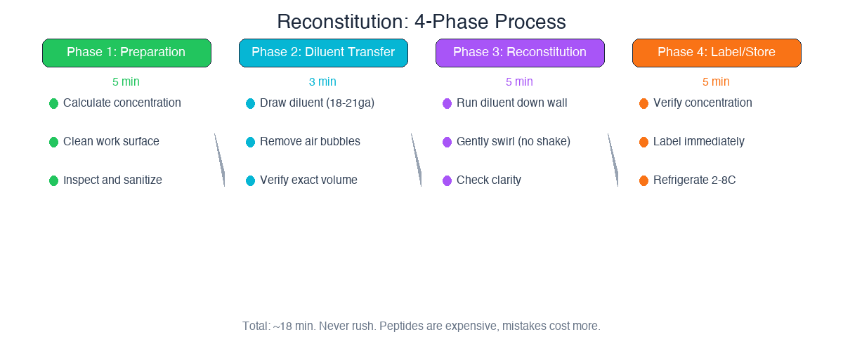 Peptide Reconstitution Protocol: The Complete Laboratory Guide (2026)